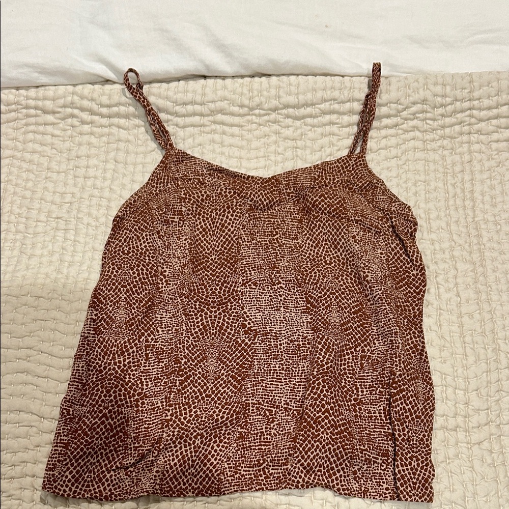 Target Brown Patterned Camisole